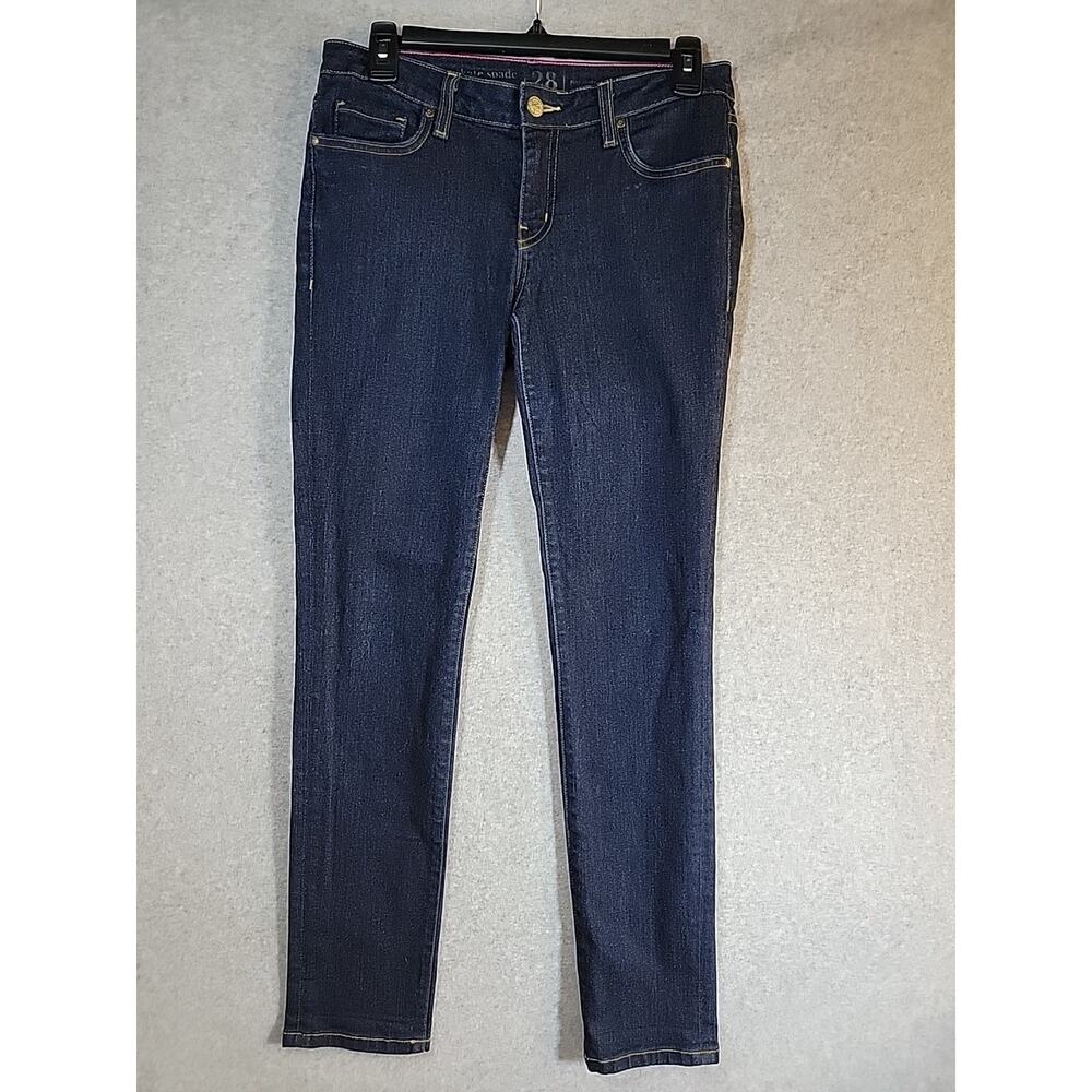 KATE SPADE NY Jeans Women 28‎ Skinny Dark Wash Play Hooky Broome Street USA Made